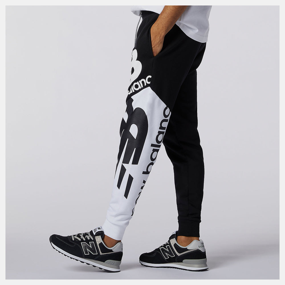 Black Multi NB Athletics Splice Pant | New Balance Clothing