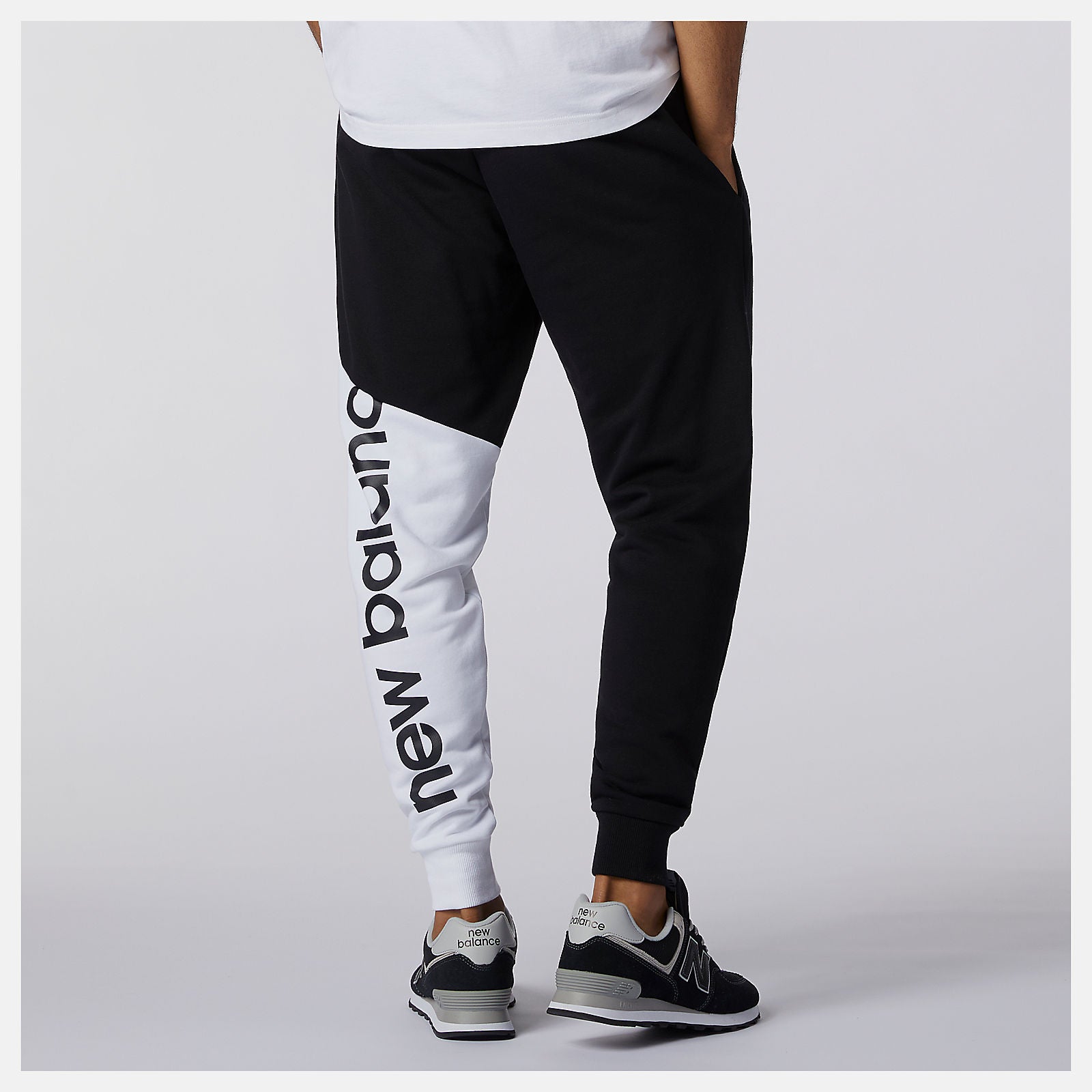 Black Multi NB Athletics Splice Pant | New Balance Clothing