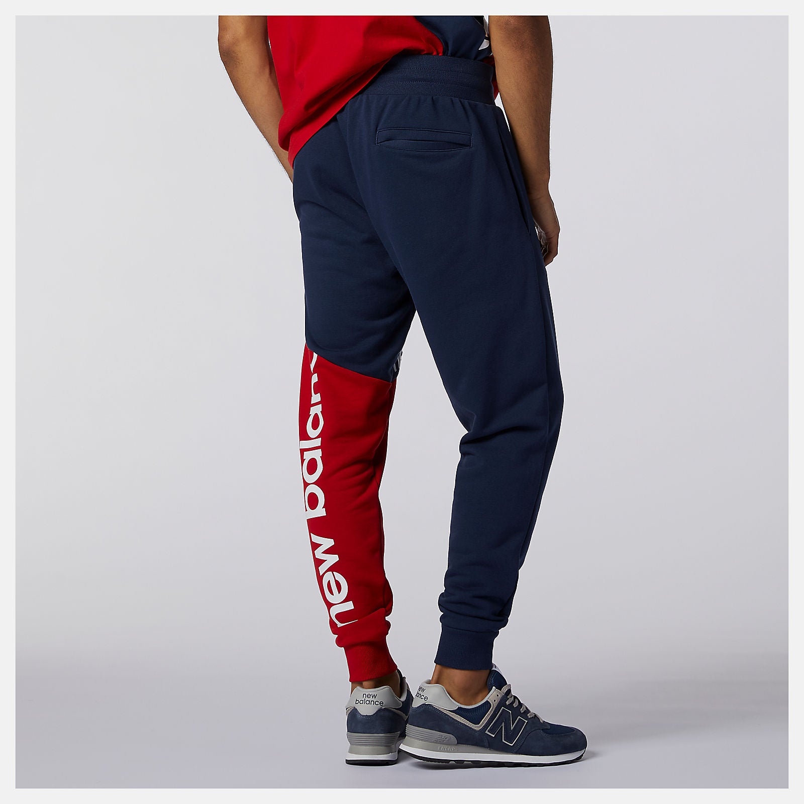 Team Red Inline NB Athletics Splice Pant | New Balance Clothing