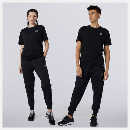 Black NB Essentials Embroidered Pant | New Balance Clothing