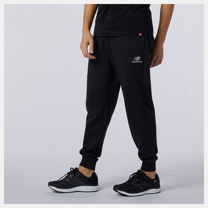 Black NB Essentials Embroidered Pant | New Balance Clothing