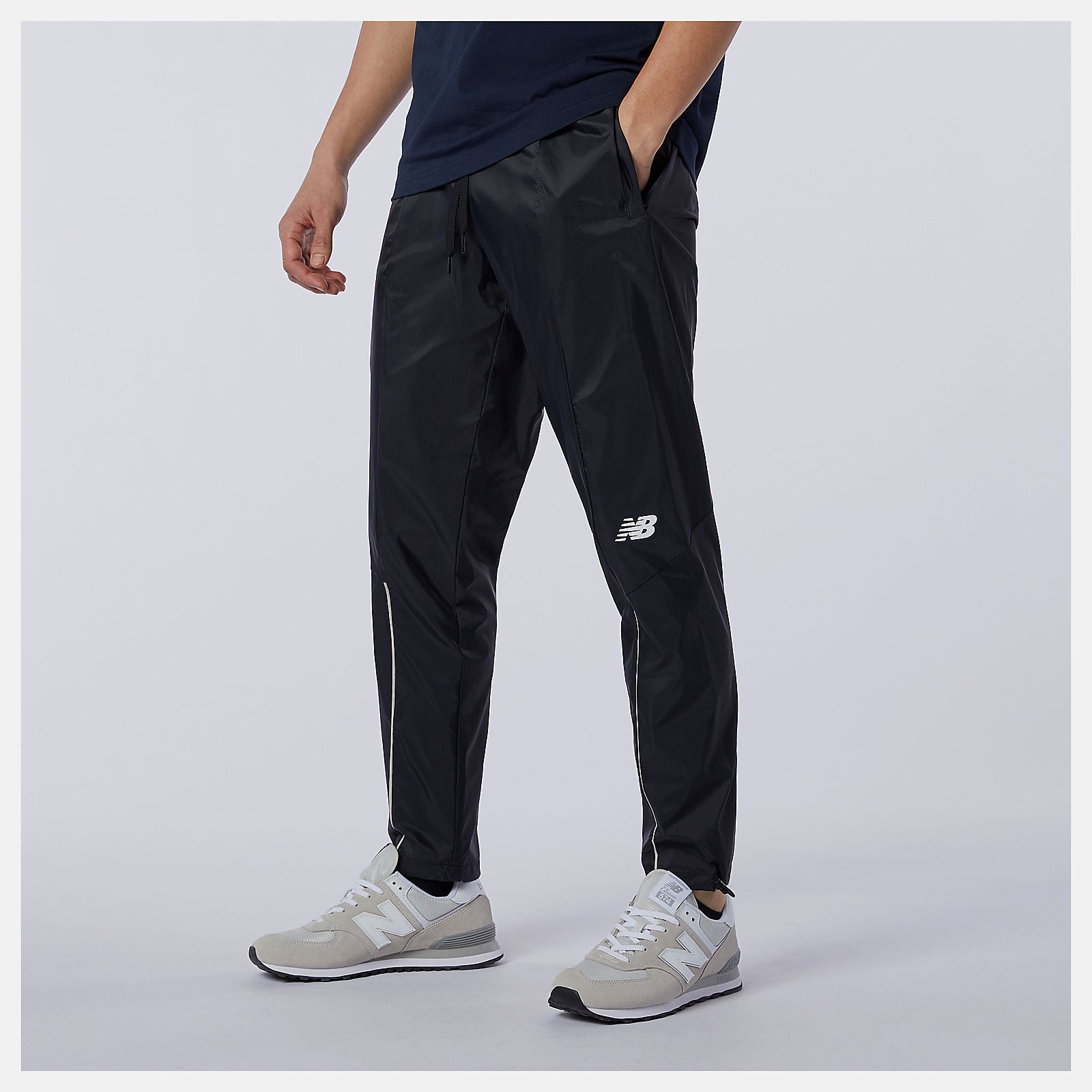 Black R.W.T. Lightweight Woven Pant | New Balance Clothing