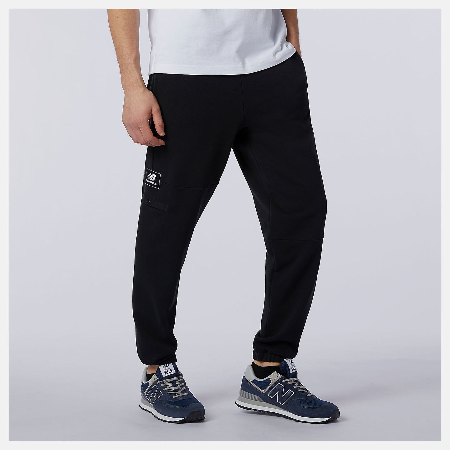 Black NB Athletics Higher Learning Fleece Pant | New Balance Clothing