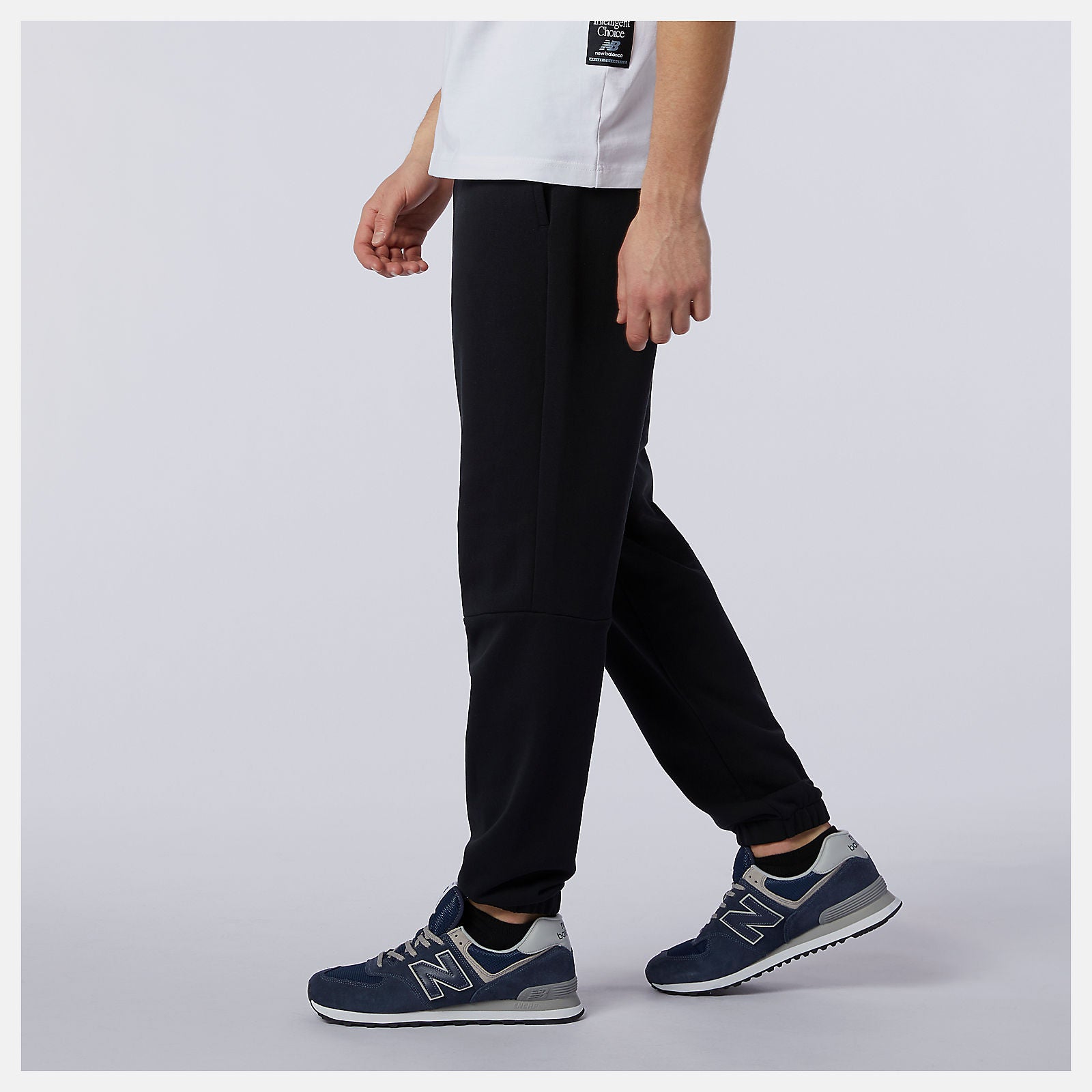 Black NB Athletics Higher Learning Fleece Pant | New Balance Clothing