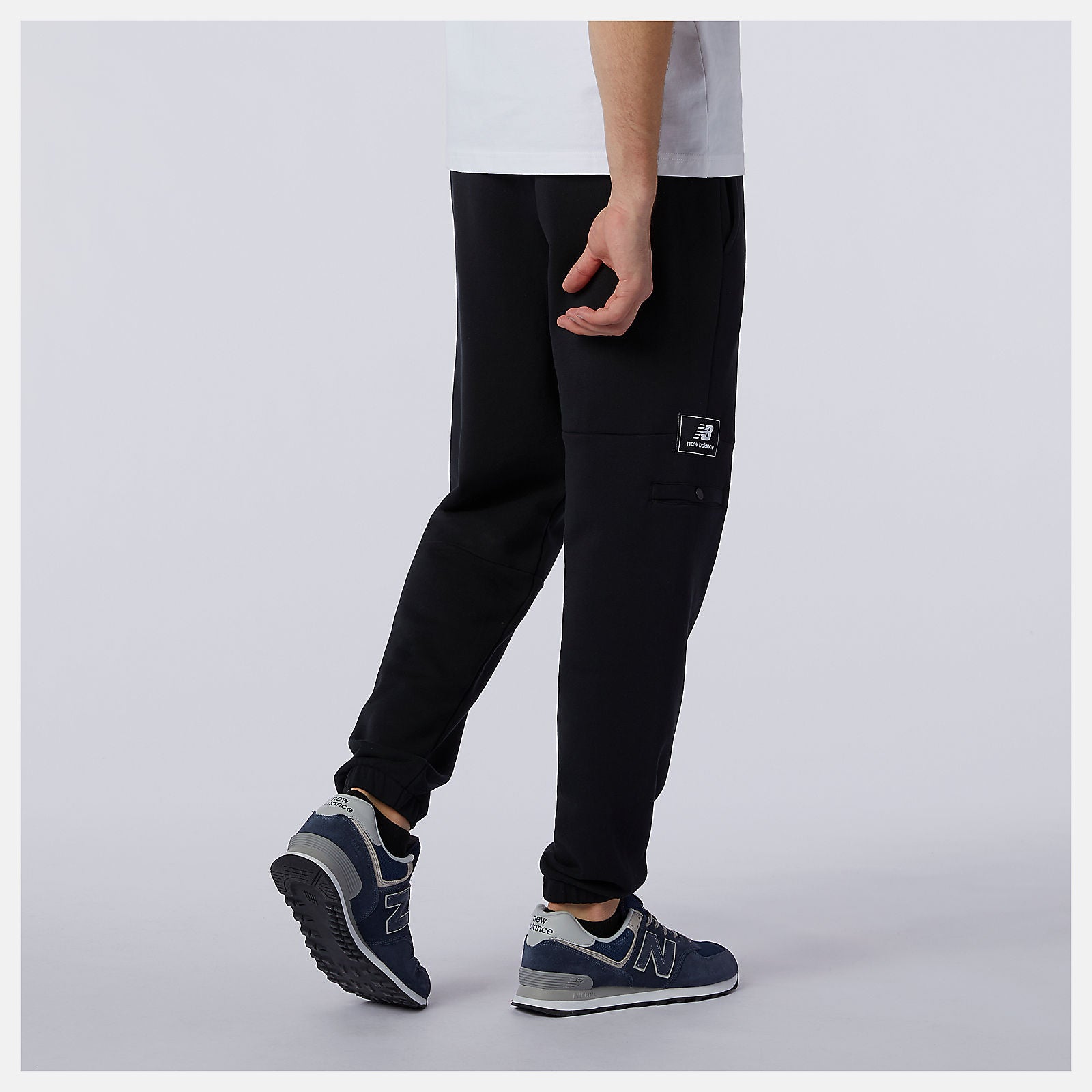 Black NB Athletics Higher Learning Fleece Pant | New Balance Clothing
