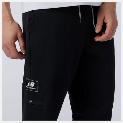 Black NB Athletics Higher Learning Fleece Pant | New Balance Clothing