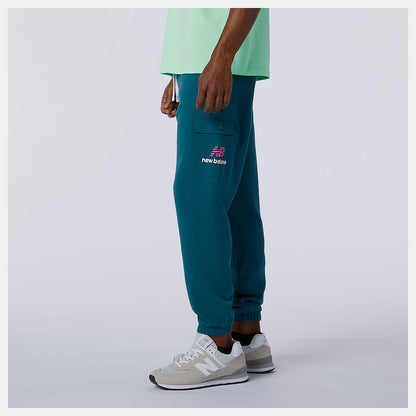 Mountain Teal NB Athletics Clash Sweatpant | New Balance Clothing