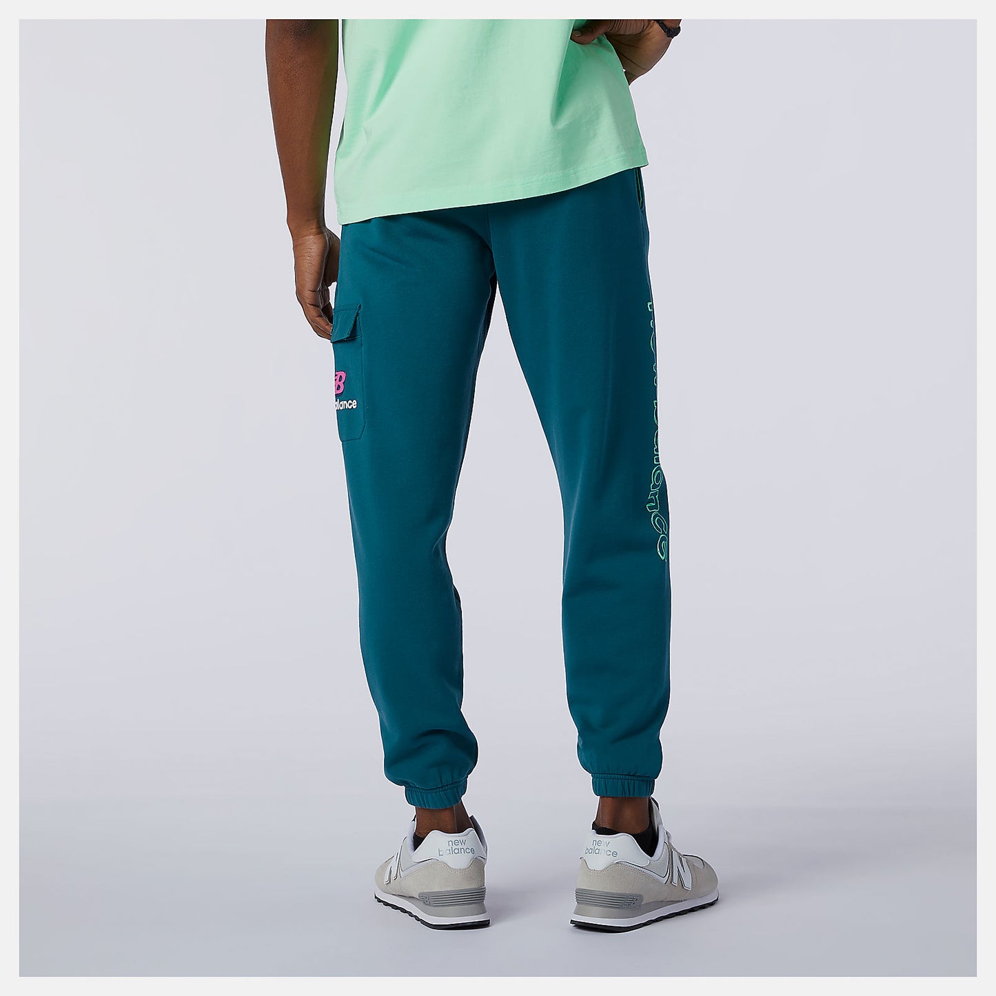 Mountain Teal NB Athletics Clash Sweatpant | New Balance Clothing