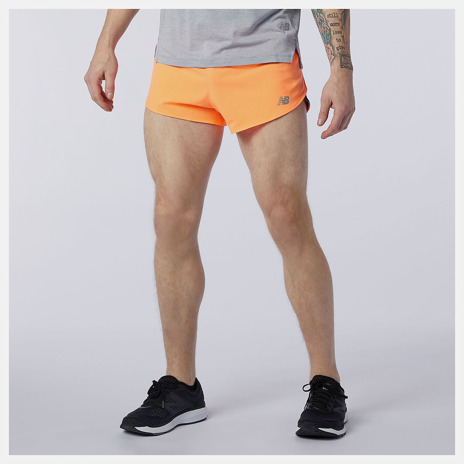 Citrus Punch Impact Run 3 Inch Split Short | New Balance Clothing