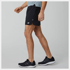 Black Impact Run 5 Inch Short | New Balance Clothing