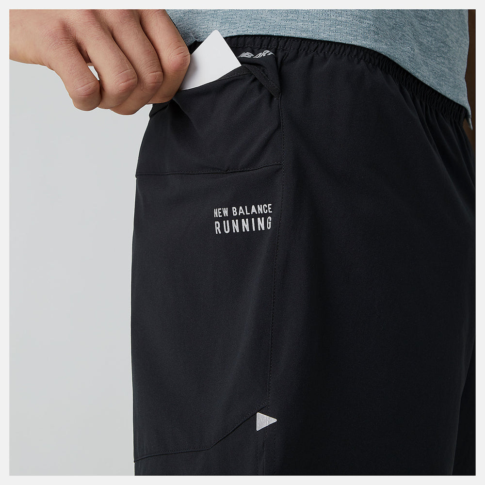 Black Impact Run 5 Inch Short | New Balance Clothing