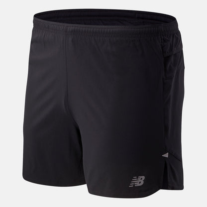 Black Impact Run 5 Inch Short | New Balance Clothing