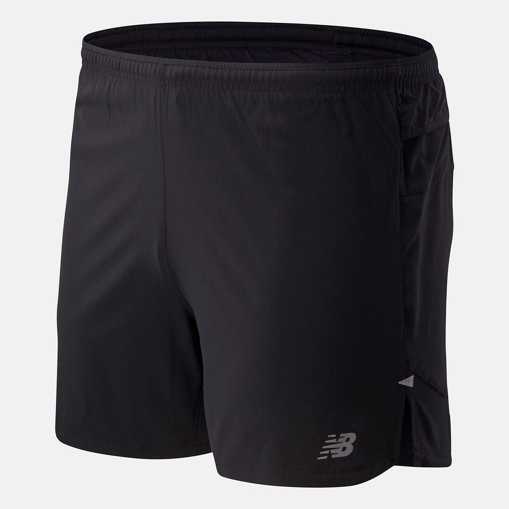 Black Impact Run 5 Inch Short | New Balance Clothing