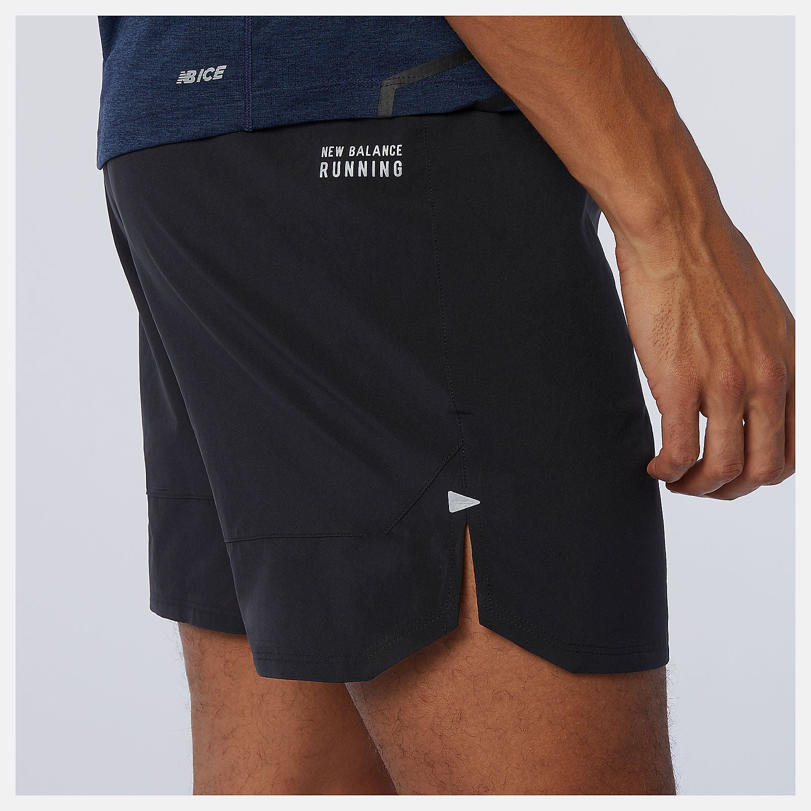 Black Impact Run 7 Inch Short | New Balance Clothing