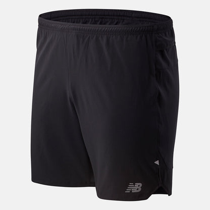 Black Impact Run 7 Inch Short | New Balance Clothing