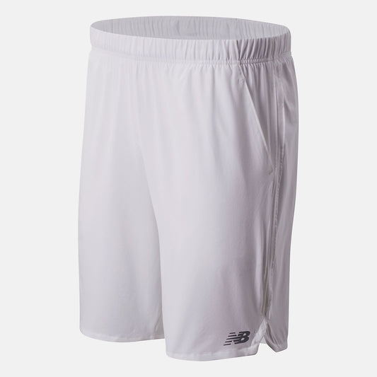 White 9 Inch Rally Short | New Balance Clothing