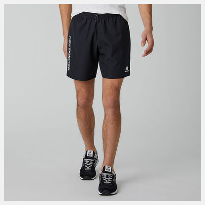 Black NB Athletics Wind Short | New Balance Clothing