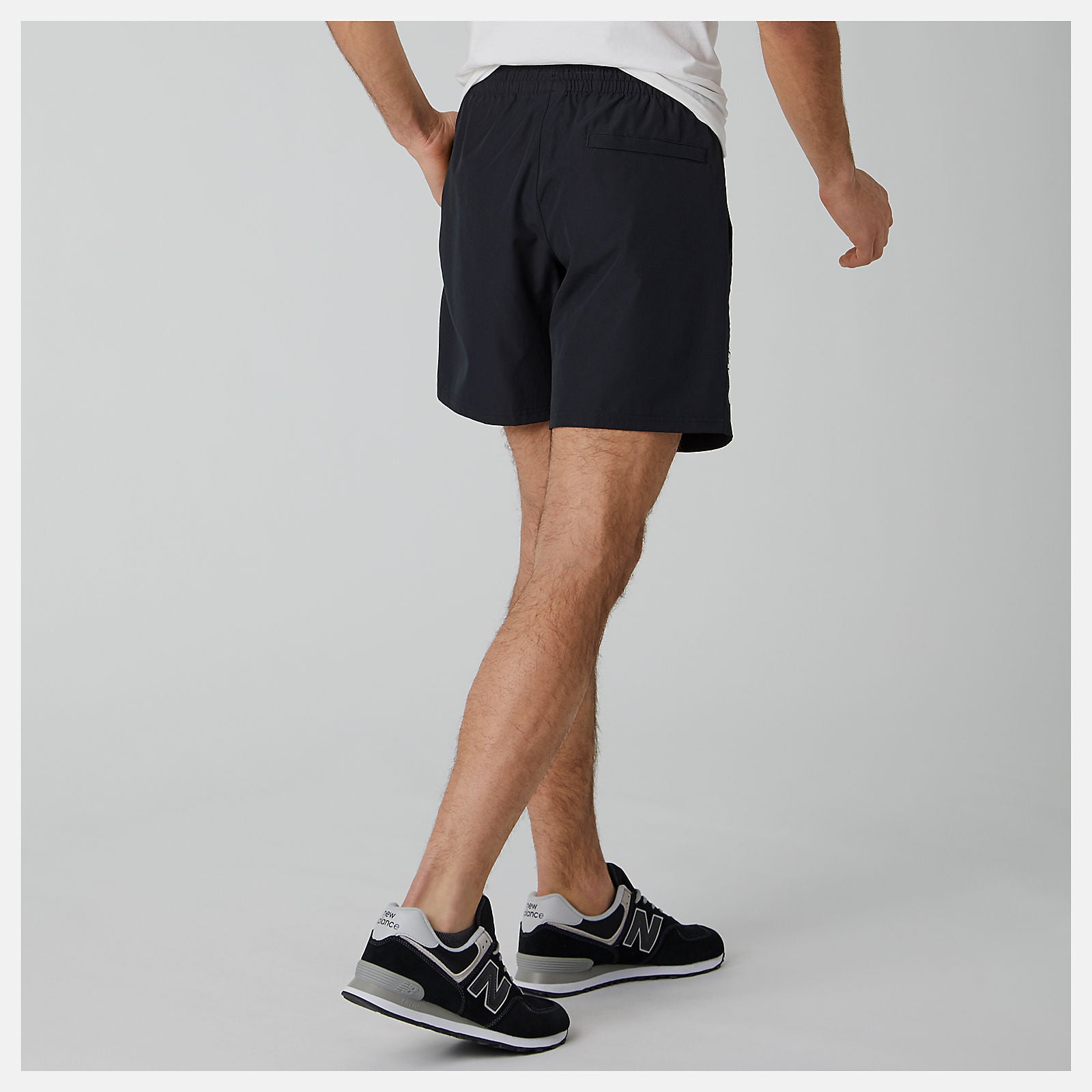 Black NB Athletics Wind Short | New Balance Clothing