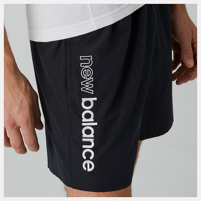 Black NB Athletics Wind Short | New Balance Clothing