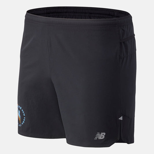 Black NYC Marathon Impact Run 5 inch Short | New Balance Clothing