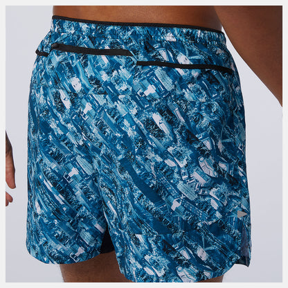 Rogue Wave NYC Marathon Printed Impact Run 5 Inch Short | New Balance Clothing
