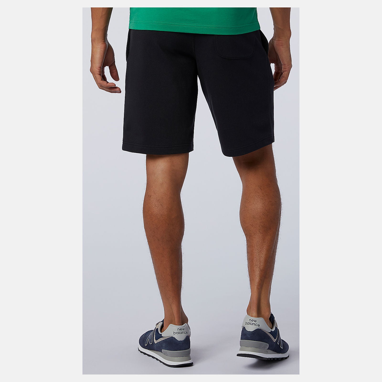 Black NB Essentials Stacked Logo Short | New Balance Clothing
