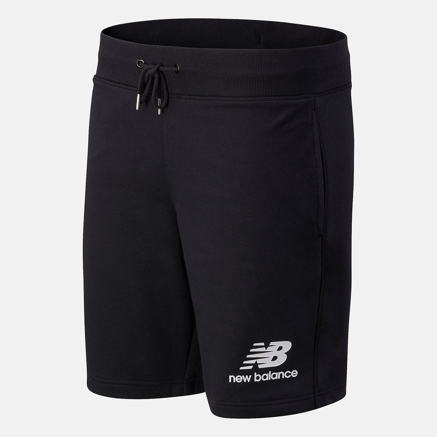 Black NB Essentials Stacked Logo Short | New Balance Clothing
