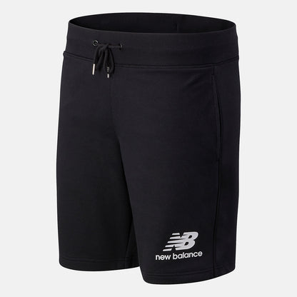 Black NB Essentials Stacked Logo Short | New Balance Clothing