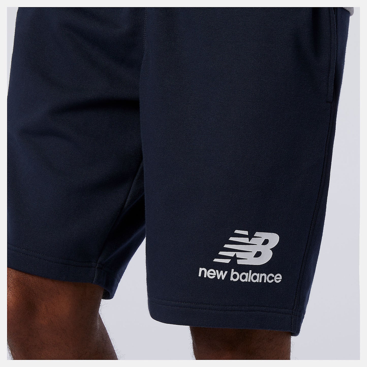 Eclipse NB Essentials Stacked Logo Short | New Balance Clothing