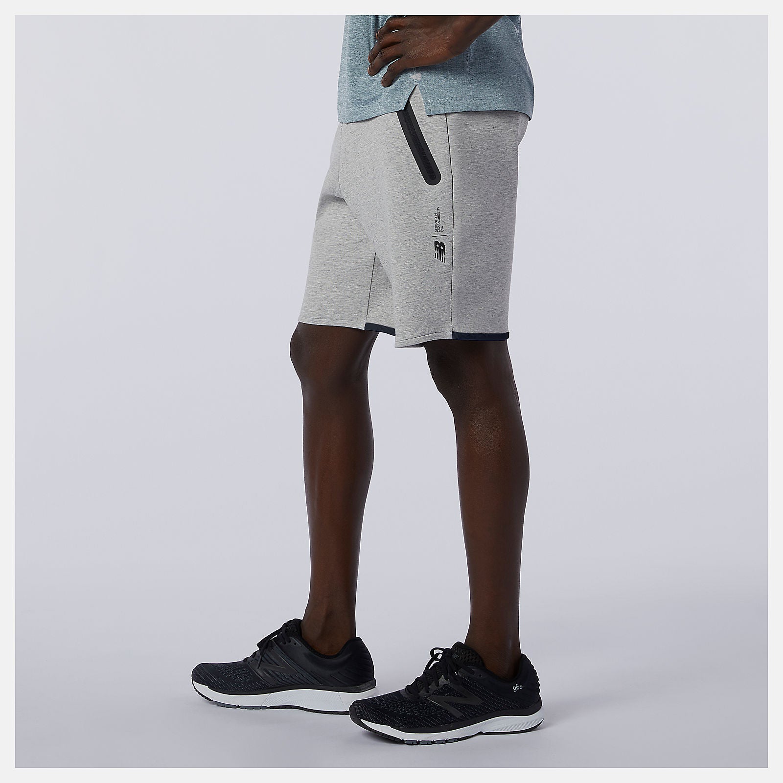Athletic Grey Fortitech Fleece Short | New Balance Clothing