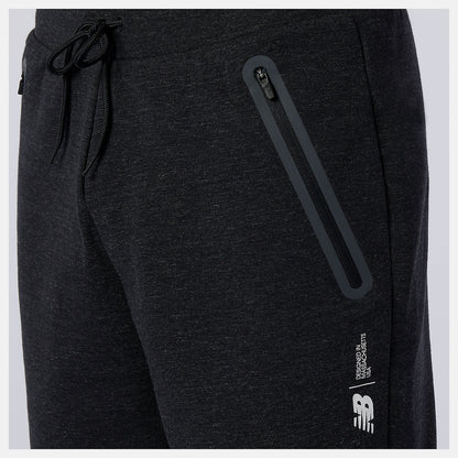 Black Heather Fortitech Fleece Short | New Balance Clothing