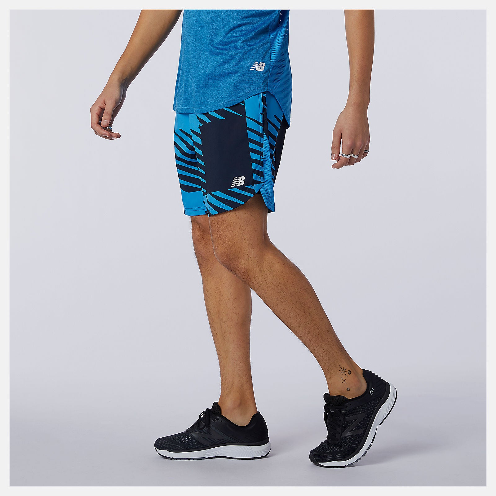 Helium Printed Fast Flight 2 in 1 7 inch Short | New Balance Clothing