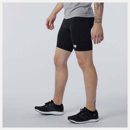 Black Fast Flight 8 inch Fitted Short | New Balance Clothing