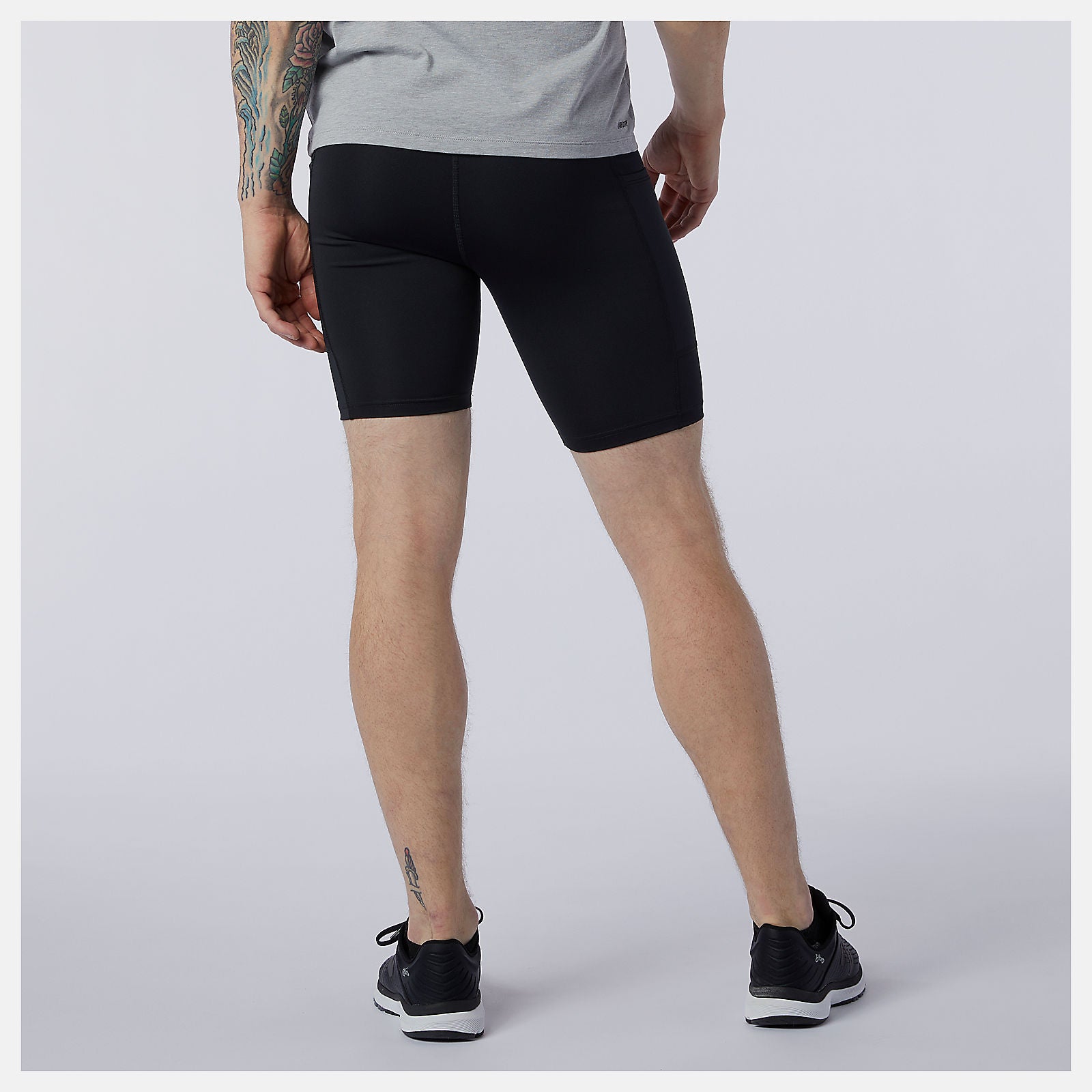 Black Fast Flight 8 inch Fitted Short | New Balance Clothing