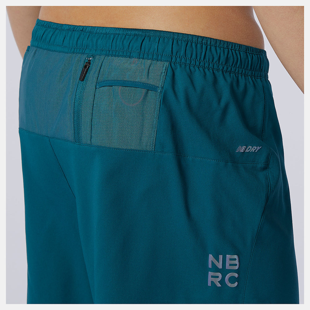 Mountain Teal Q Speed Fuel 7 Inch Short | New Balance Clothing