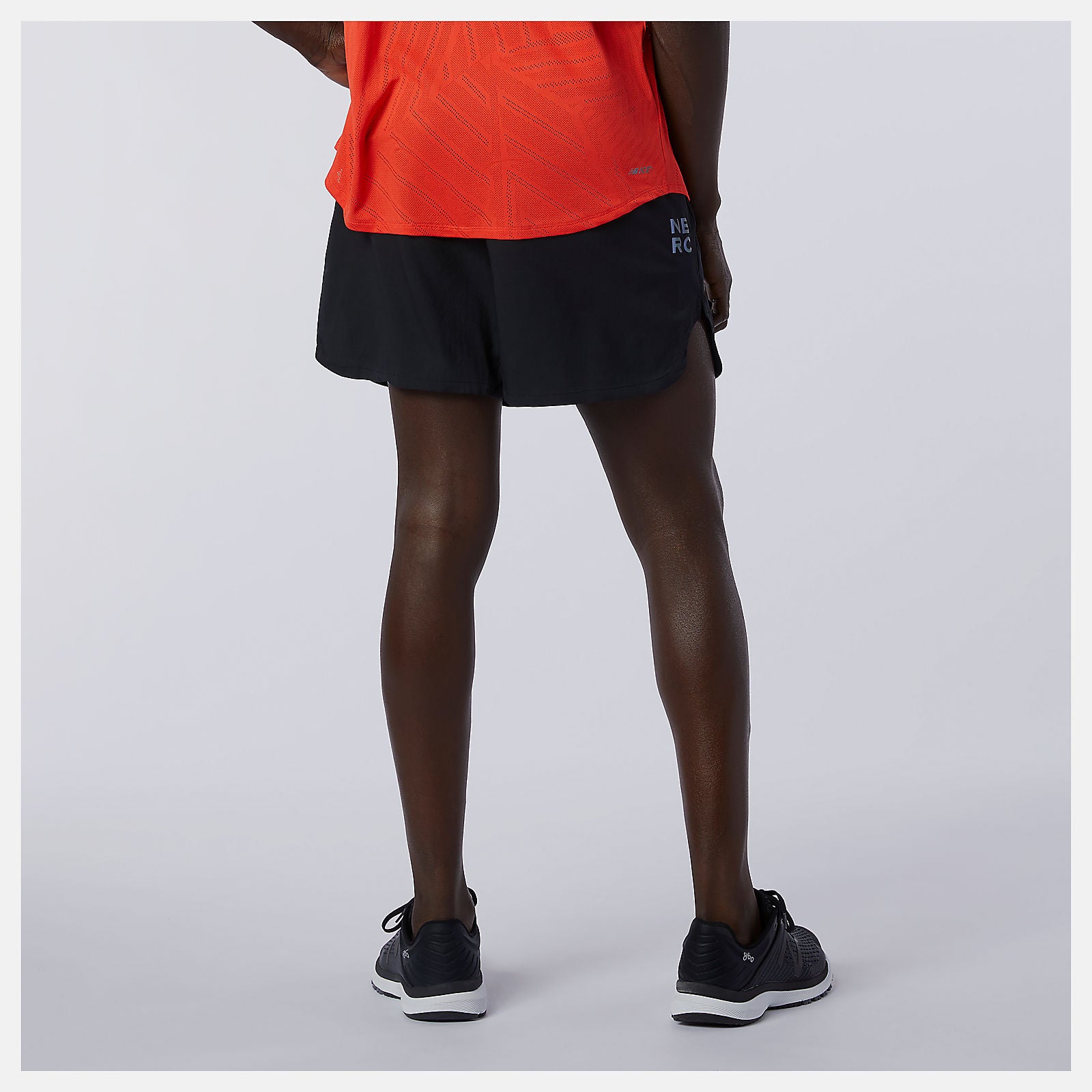 Black Q Speed Fuel 5 Inch Short | New Balance Clothing