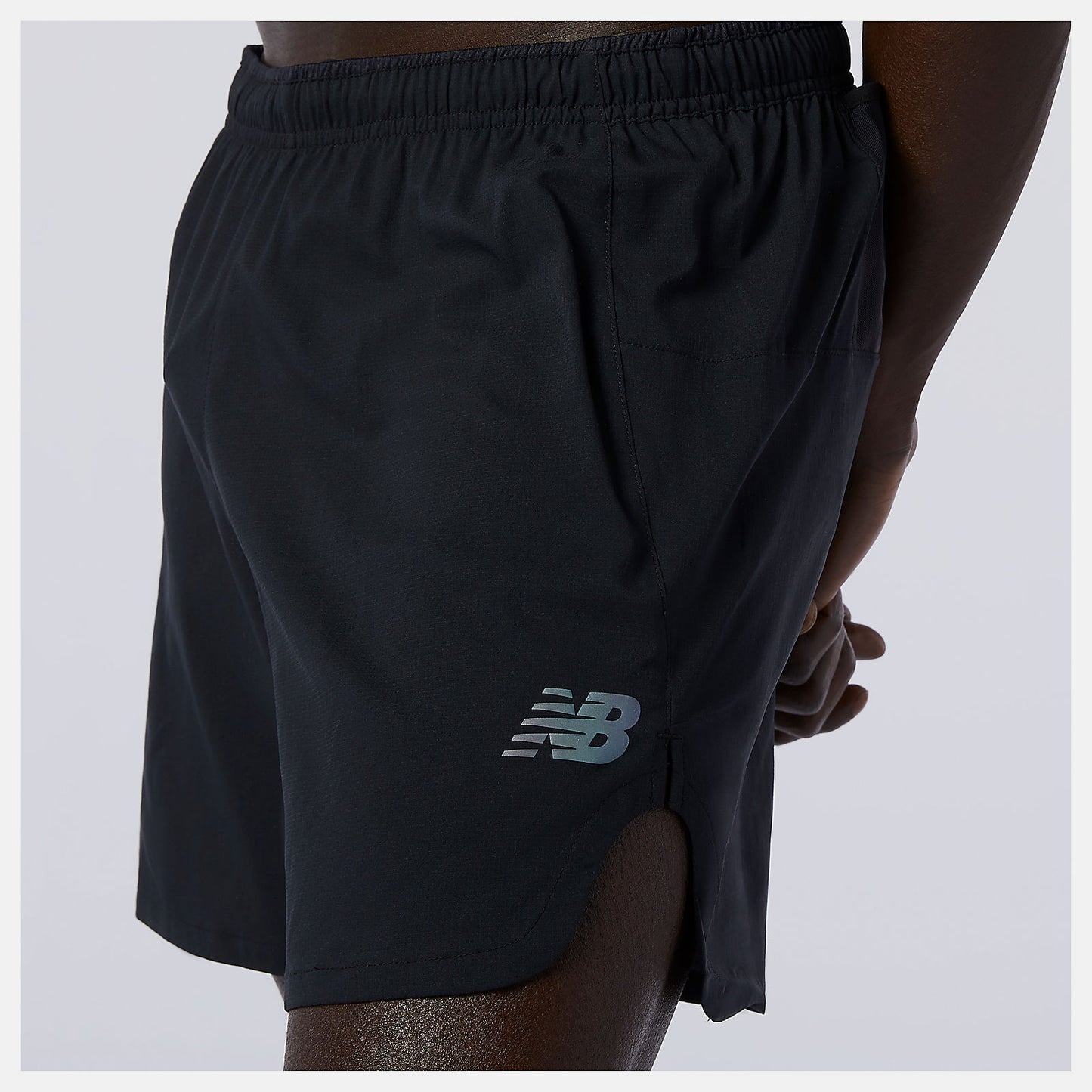 Black Q Speed Fuel 5 Inch Short | New Balance Clothing