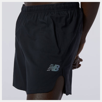 Black Q Speed Fuel 5 Inch Short | New Balance Clothing