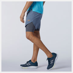 Ocean Grey PMV Portable Short | New Balance Clothing