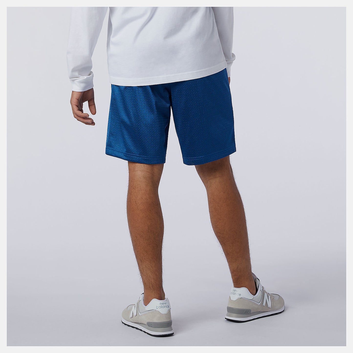 Captain Blue NB Essentials Mesh Short | New Balance Clothing