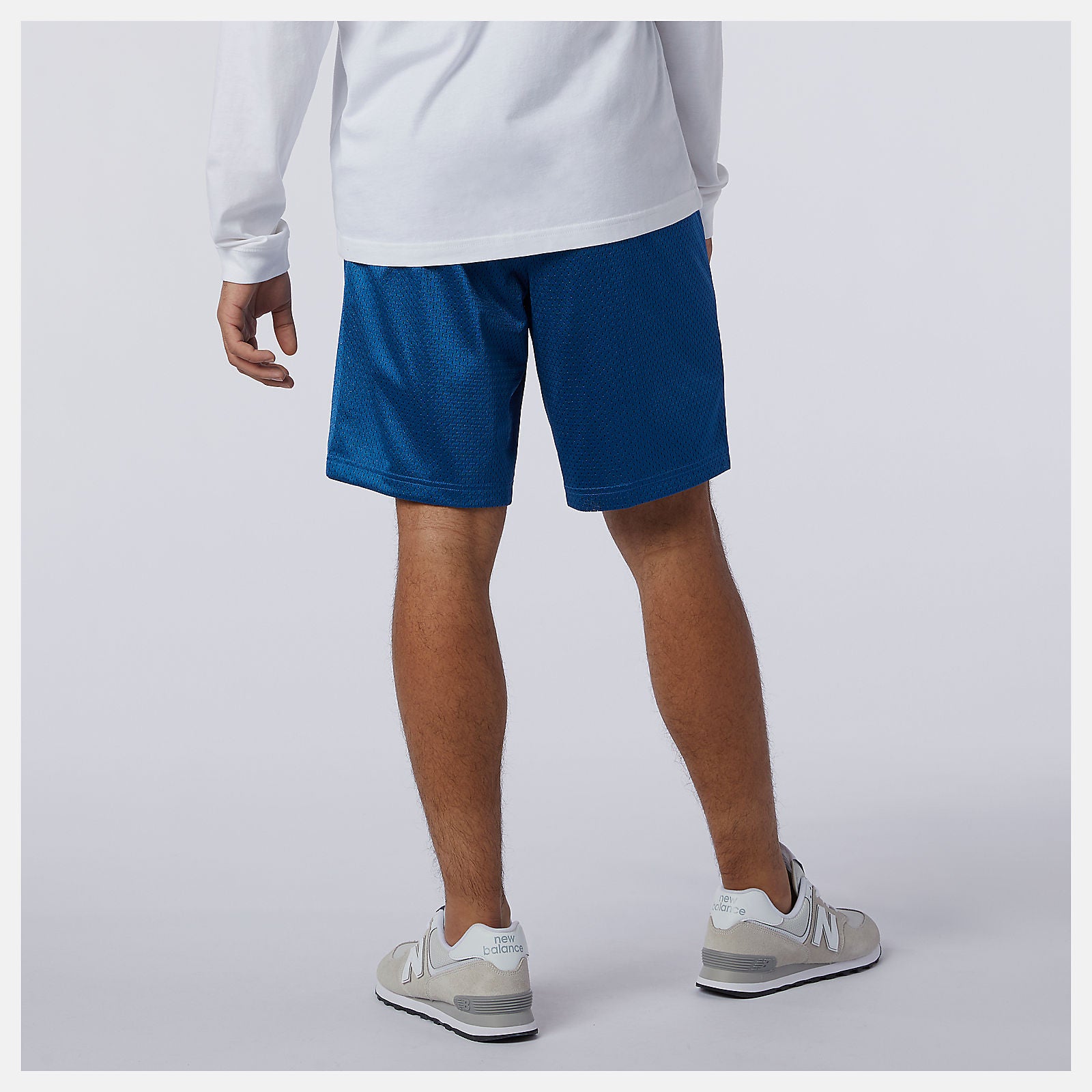 Captain Blue NB Essentials Mesh Short | New Balance Clothing