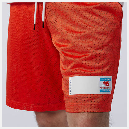 Ghost Pepper NB Essentials Mesh Short | New Balance Clothing