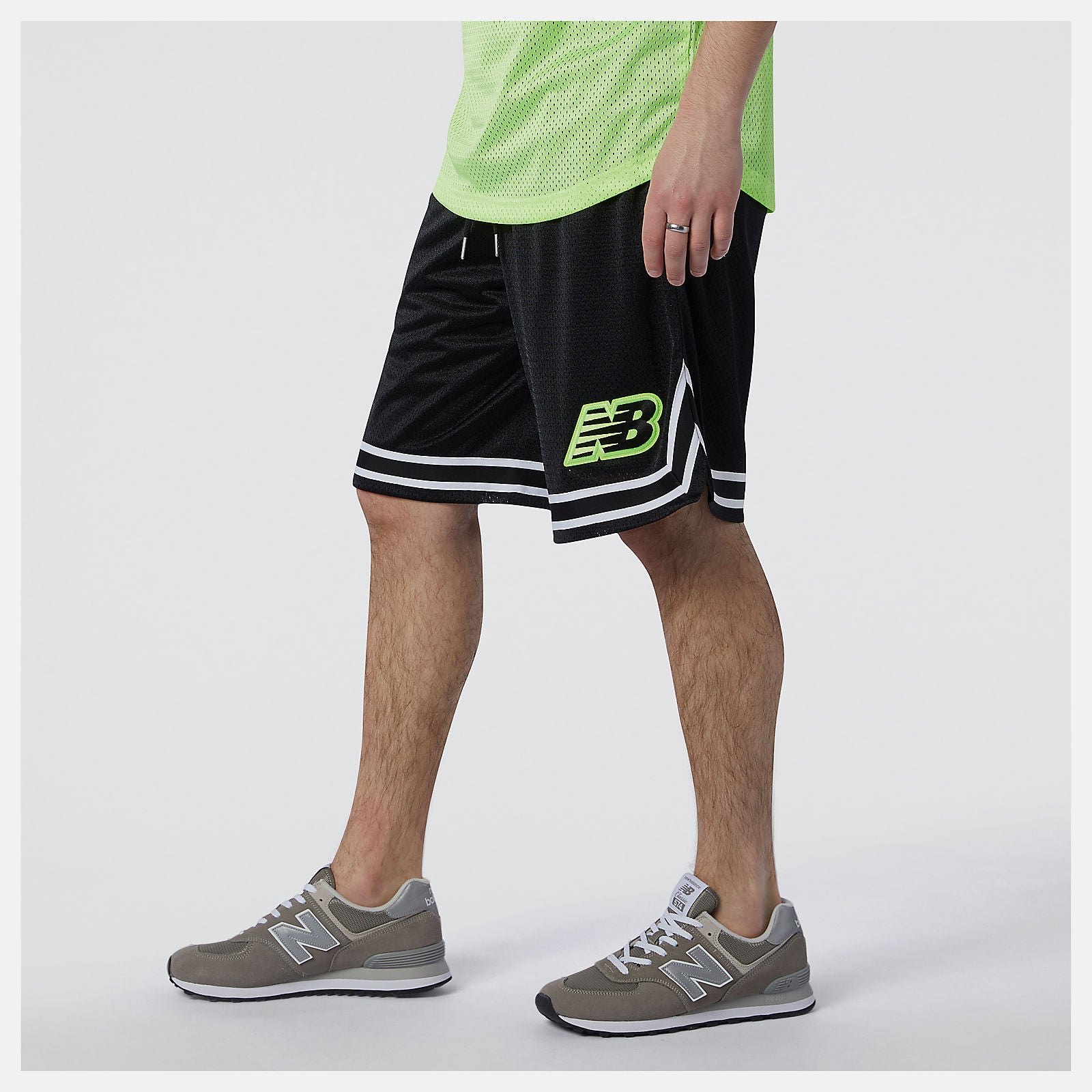 Black NB Athletics Psy Varsity Mesh Short | New Balance Clothing
