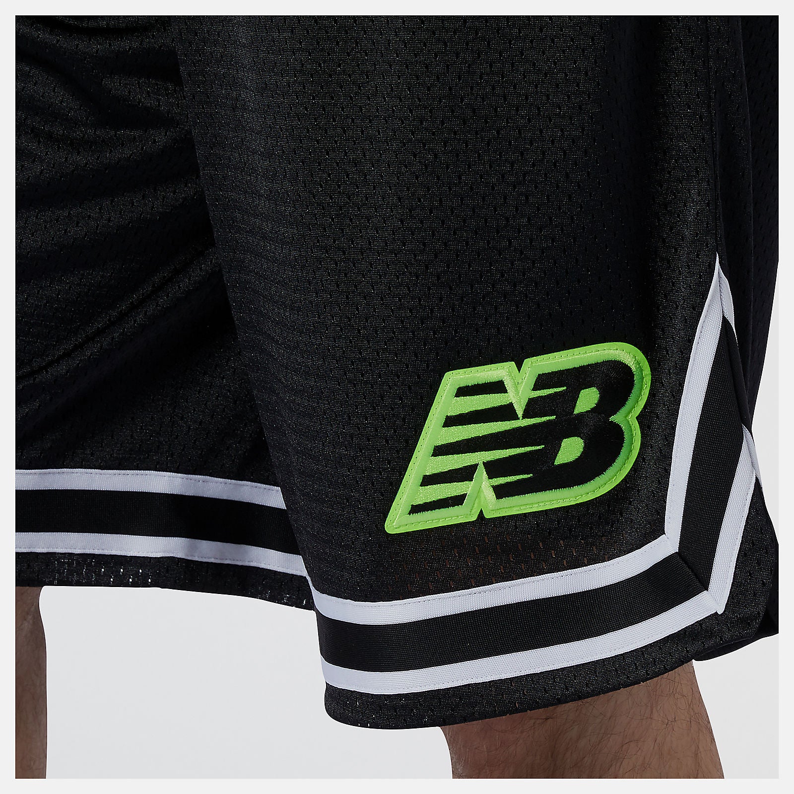 Black NB Athletics Psy Varsity Mesh Short | New Balance Clothing