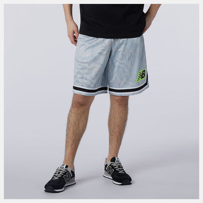 White Print NB Athletics Psy Varsity Short | New Balance Clothing