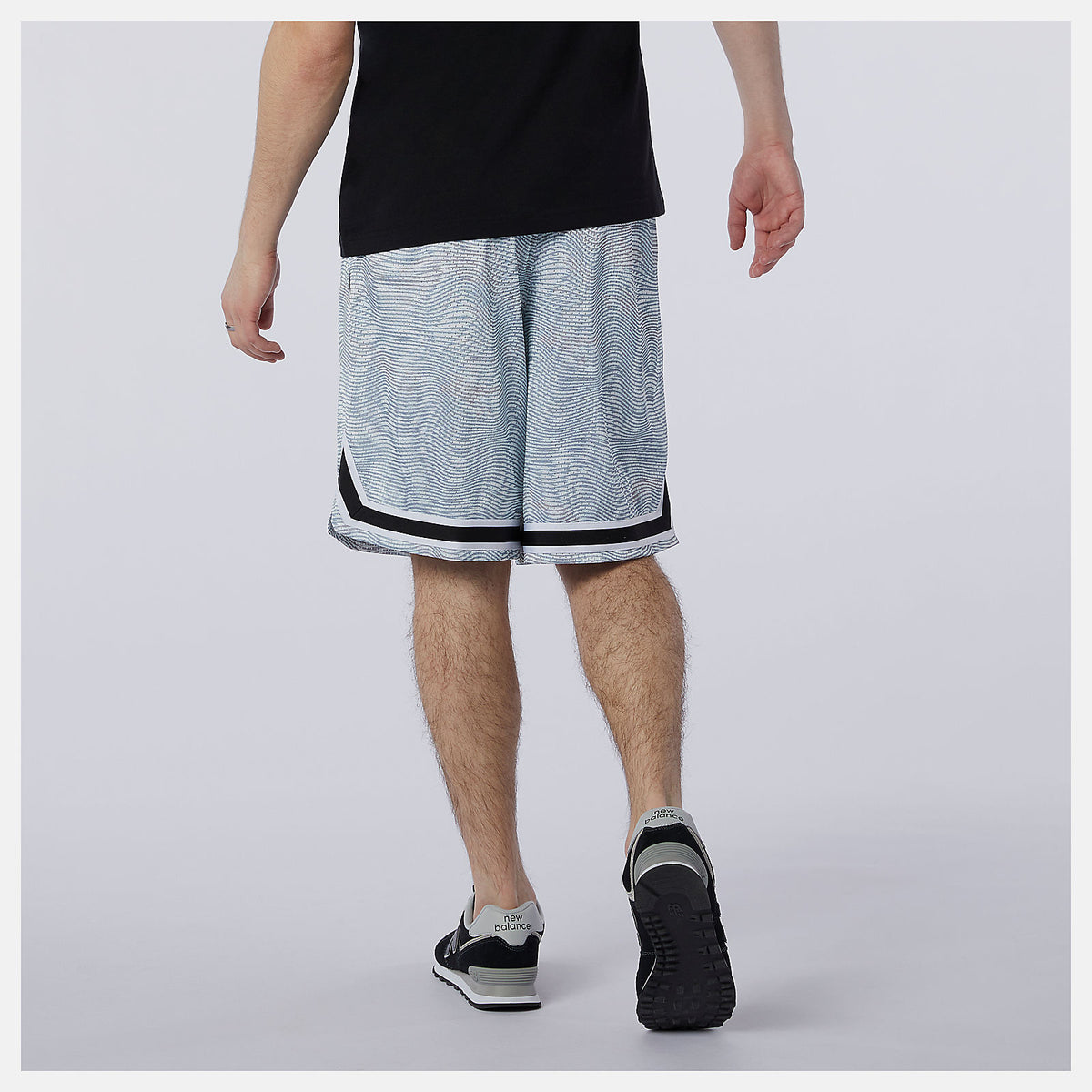 White Print NB Athletics Psy Varsity Short | New Balance Clothing