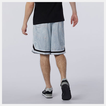 White Print NB Athletics Psy Varsity Short | New Balance Clothing