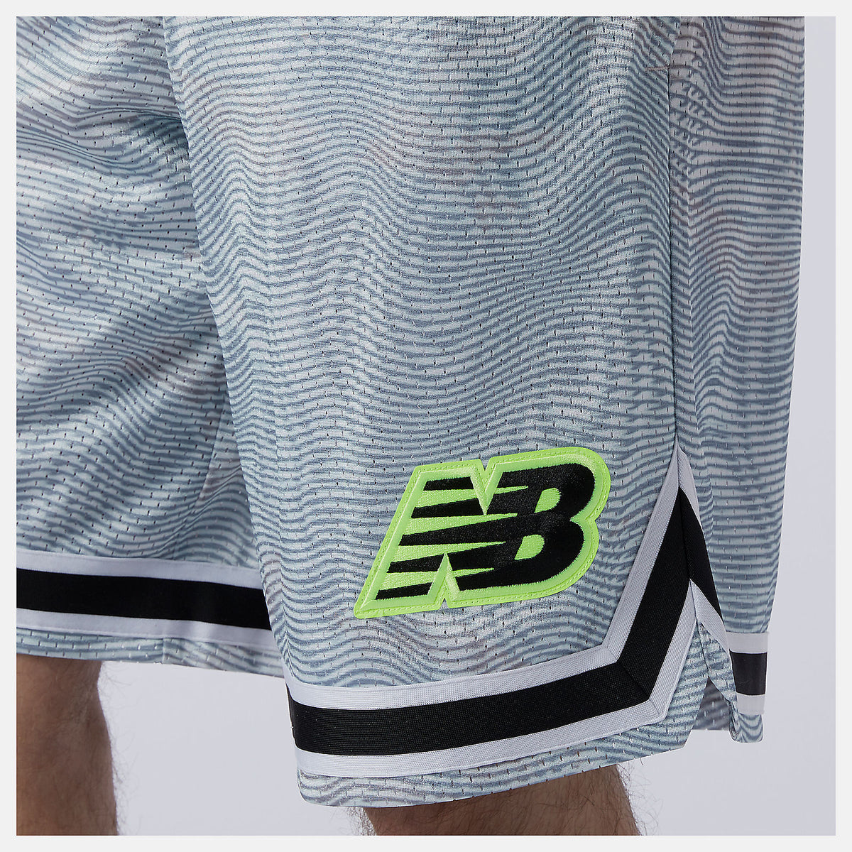 White Print NB Athletics Psy Varsity Short | New Balance Clothing