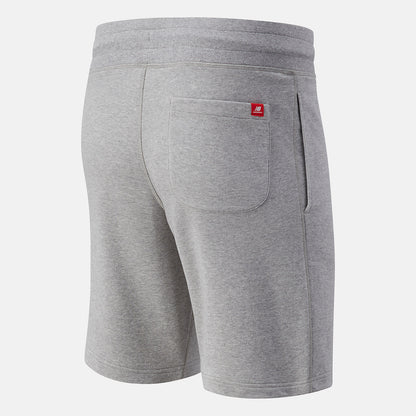 Athletic Grey Essentials Colorful Logo Short | New Balance Clothing
