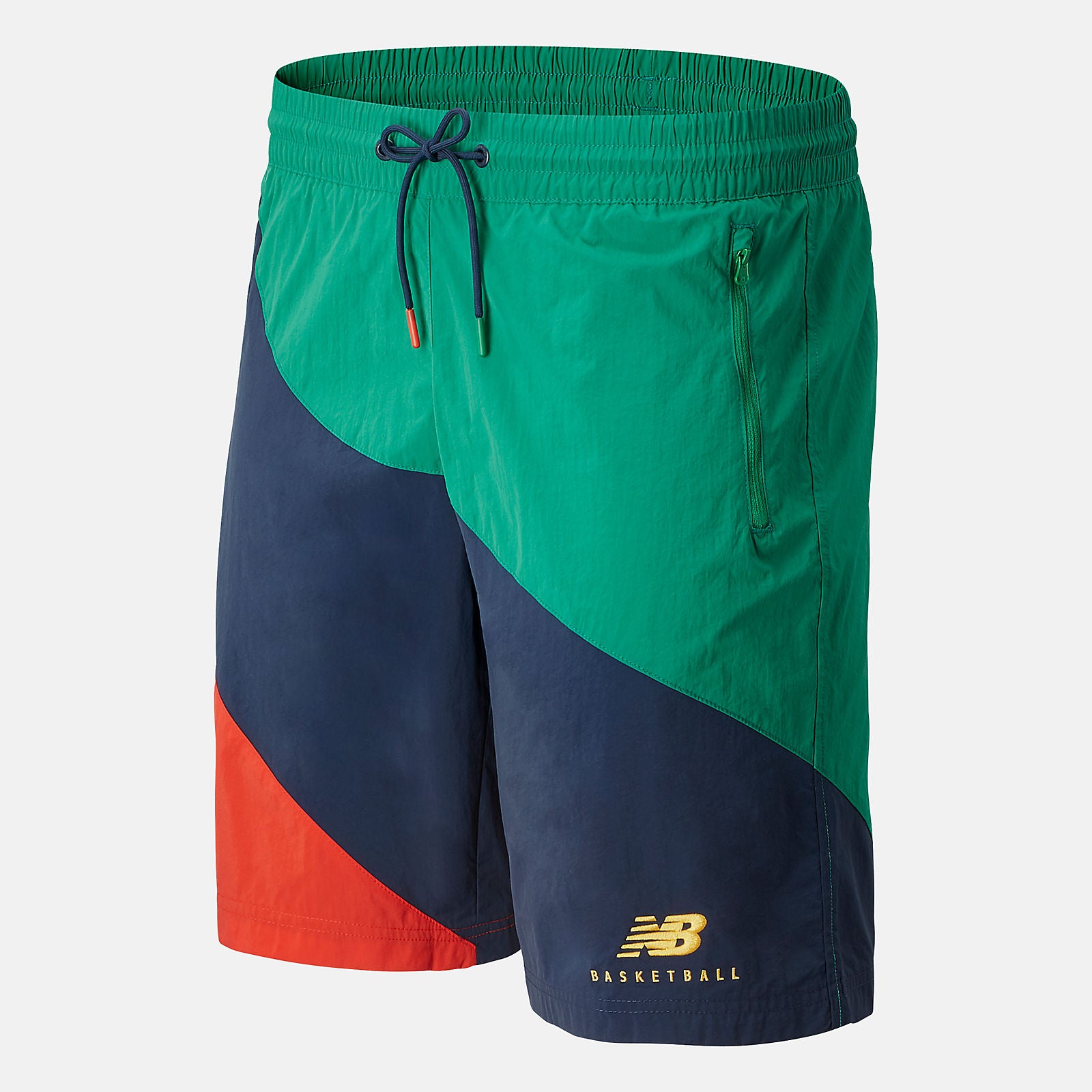 Natural Indigo NB Basketball Woven Court Short | New Balance Clothing